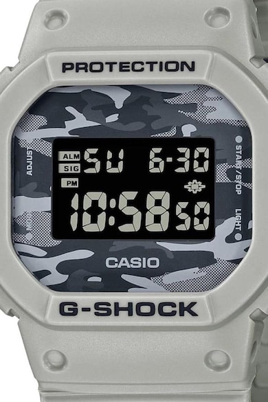 Casio Ceas digital cu cadran cu model camuflaj G-Shock Barbati