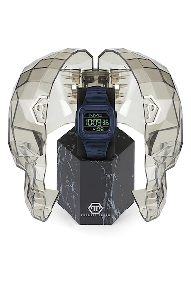 Philipp Plein Дигитален часовник със силиконова каишка Мъже