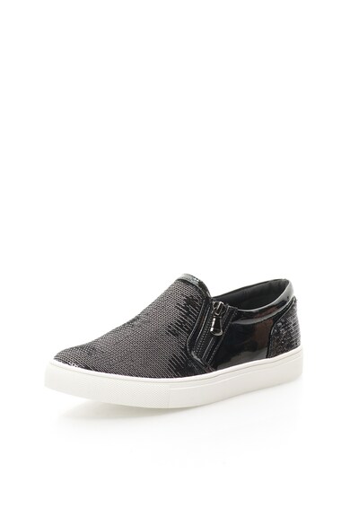 Steve Madden Pantofi slip-on negri cu strasuri Paddock Femei