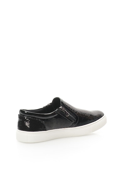 Steve Madden Pantofi slip-on negri cu strasuri Paddock Femei