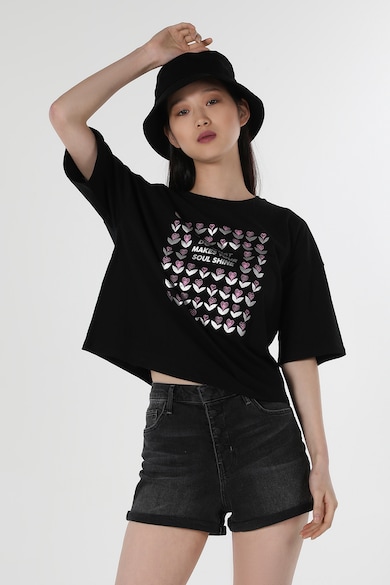 COLIN'S Тениска от памук с фигурална шарка Жени