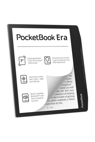 Pocketbook eBook Reader  Era, ecran tactil 7", E Ink Carta, 300dpi, Bluetooth, SMARTlight, IPX8 Femei