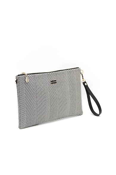 Silver&Polo Чанта със сплетен дизайн и каишка за китката Жени