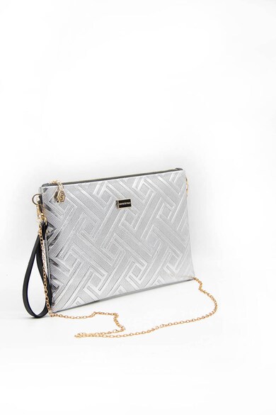 Silver&Polo Geometrikus mintájú táska csuklópánttal női
