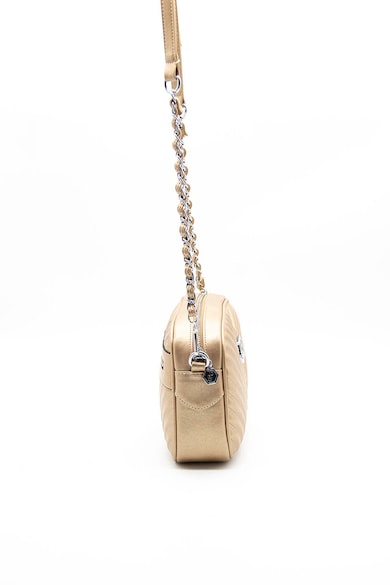 Silver&Polo Чанта през рамо от еко кожа с ефект металик Жени