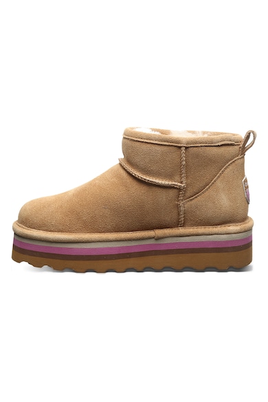 BEARPAW Retro Shorty bebújós nyersbőr csizma női