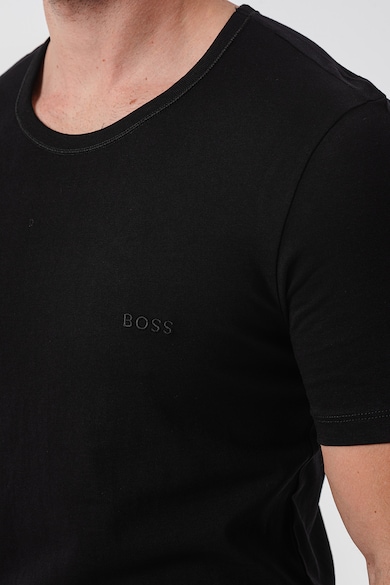 BOSS Set de tricouri de casa cu detaliu logo - 3 piese Barbati