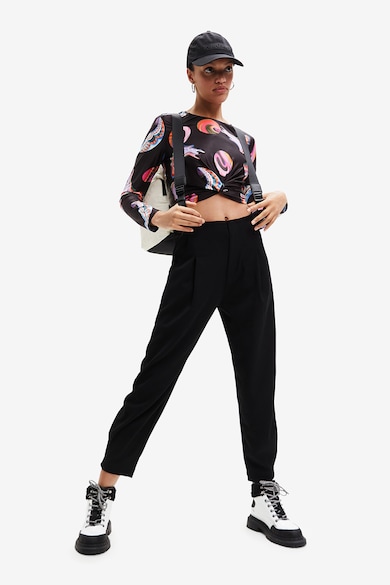 DESIGUAL Къса блуза с усукан дизайн Жени