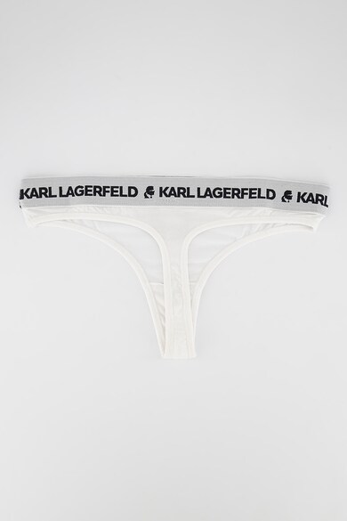 Karl Lagerfeld Set de chiloti tanga din amestec de lyocell - 2 perechi, Roz, Negru Femei