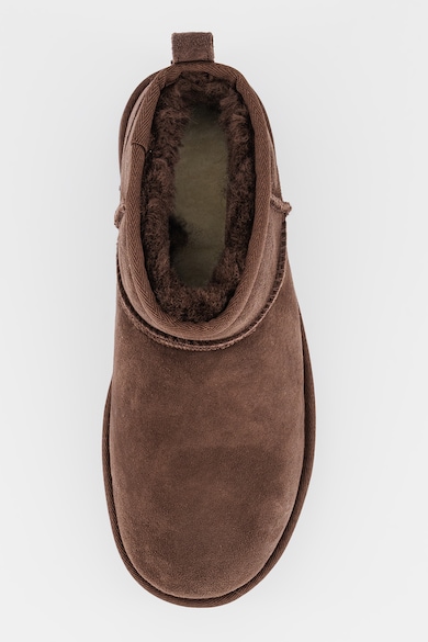 UGG Classic Ultra Mini vízlepergető bebújós nyersbőr csizma női