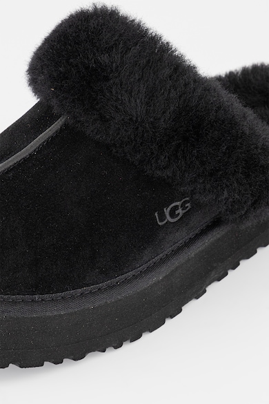 UGG Papuci de casa din piele intoarsa cu captuseala din lana Disquette Femei