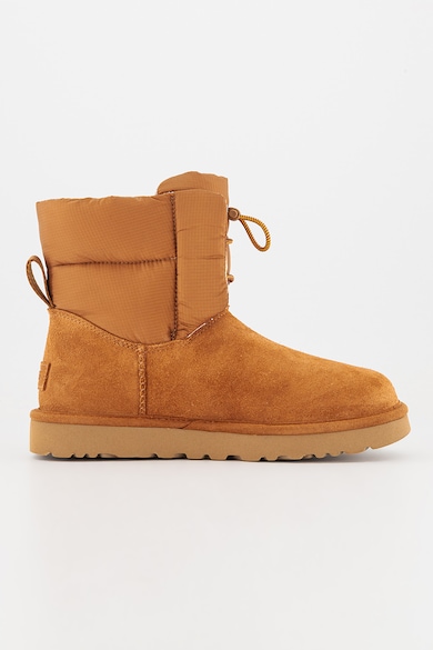 UGG Ghete cu garnituri din piele intoarsa Classic Maxi Toggle Femei