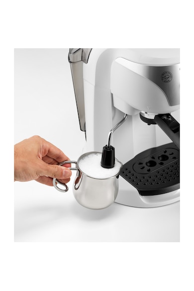 DeLonghi Espressor manual De'Longhi EC221.B, Dispozitiv spumare, Sistem cappuccino, 15 Bar, 1 l, Oprire automata Femei