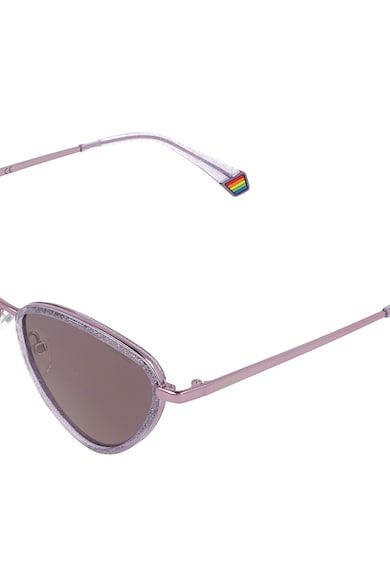 Polaroid Ochelari de soare cat-eye cu lentile polarizate si detalii stralucitoare Femei