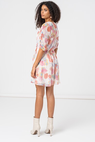 Ted Baker Rochie cu imprimeu floral si maneci drapate Juleah Femei