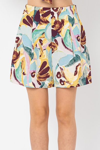 Ted Baker Pantaloni scurti cu talie inalta si model abstract Quinzz Femei