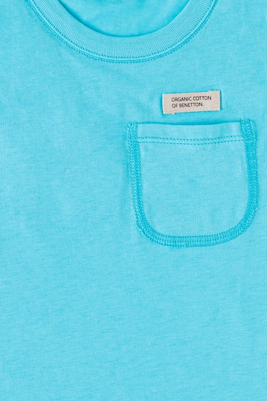 United Colors of Benetton Топ от органичен памук с джоб на гърдите Момчета