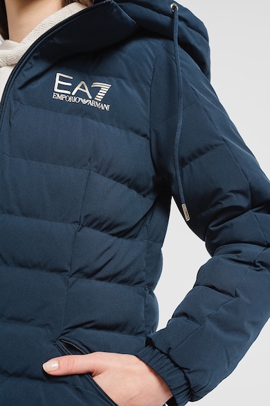 EA7 Bélelt télikabát kis logóval női