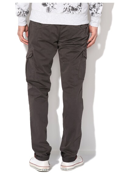 Alcott Pantaloni cargo chino slim fit gri inchis Barbati