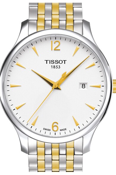 Tissot Ceas argintiu cu auriu Tradition Barbati