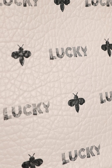 Lucky Bees Logómintás műbőr hátizsák női