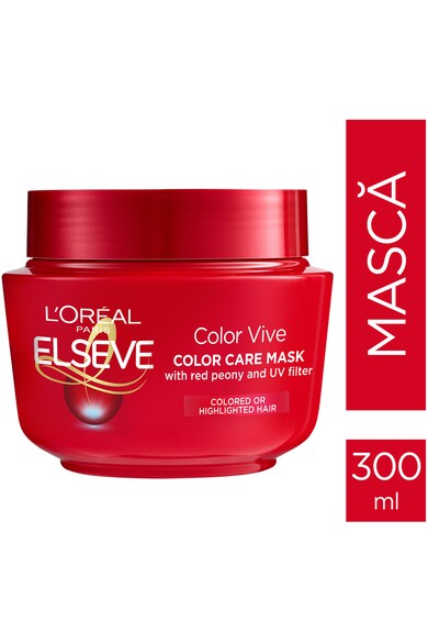 L'Oreal Paris Masca de par  Elseve Color Vive pentru par vopsit, 300 ml Femei