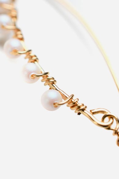 Doreen Cercei de aur de 14K filat cu cristale si perle Femei