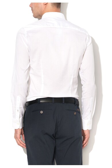 United Colors of Benetton Camasa alba slim fit Barbati