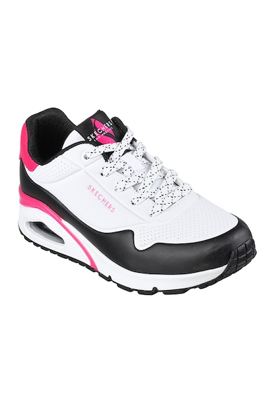 Skechers Pantofi sport colorblock de piele ecologica Uno - Back Lit Femei