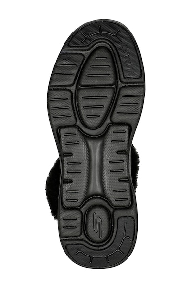 Skechers Cizme scurte fara inchidere, din piele intoarsa Go Walk Arch Fit Femei