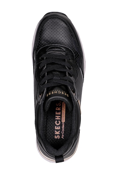 Skechers Million Air-Hotter Air telitalpú sneaker bőrbetétekkel női