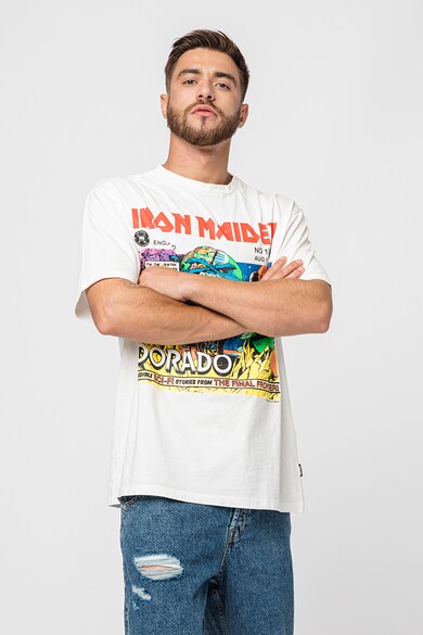 Only & Sons Tricou de bumbac cu imprimeu Ironmaiden Barbati