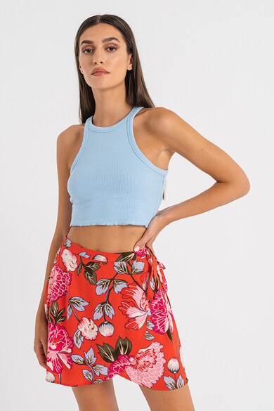 Noisy May Jasmin crop top hullámos alsó szegéllyel női