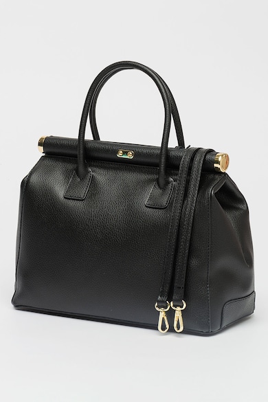 Antonia Moretti Кожена чанта за рамо с разделителен джоб с цип Жени