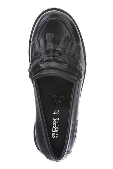 Geox Pantofi loafer de piele cu franjuri Baieti