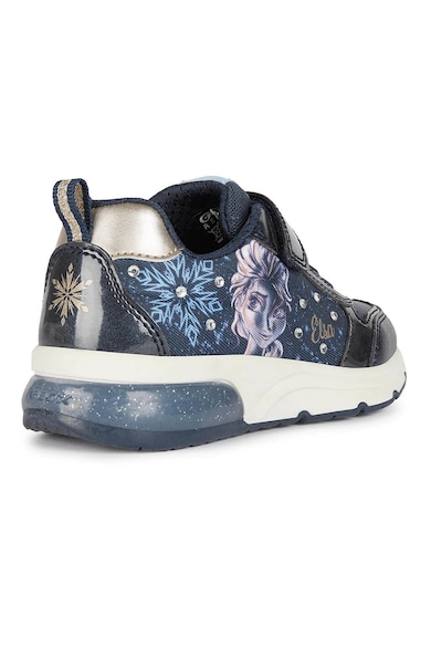 Geox Спортни обувки с велкро и щампа Frozen Момичета