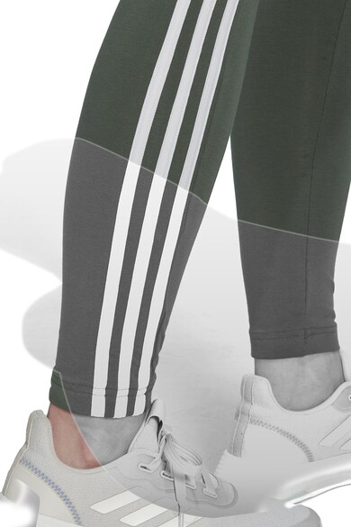 adidas Sportswear Colanti crop cu talie inalta Essentials 3-Stripes Femei