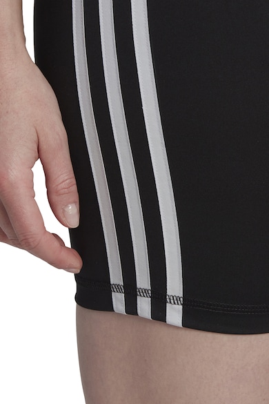 adidas Performance Colanti scurti cu talie inalta pentru antrenament Essentials 3-Stripes Femei