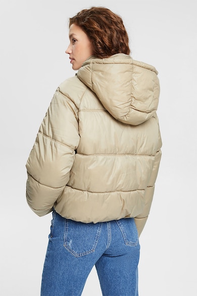 EDC by Esprit Bélelt rövid télikabát levehető kapucnival női