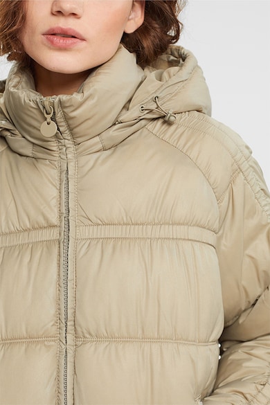 EDC by Esprit Bélelt rövid télikabát levehető kapucnival női