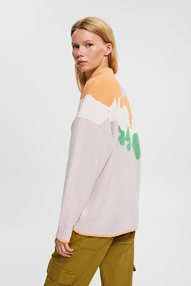 Esprit Laza fazonú pulóver absztrakt mintával női