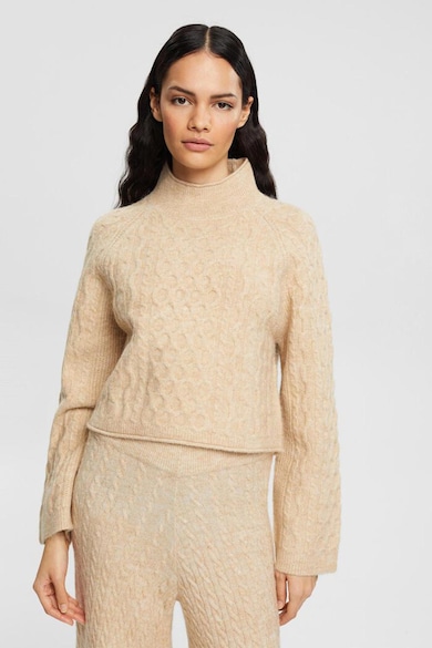 Esprit Crop pulóver raglánujjakkal női