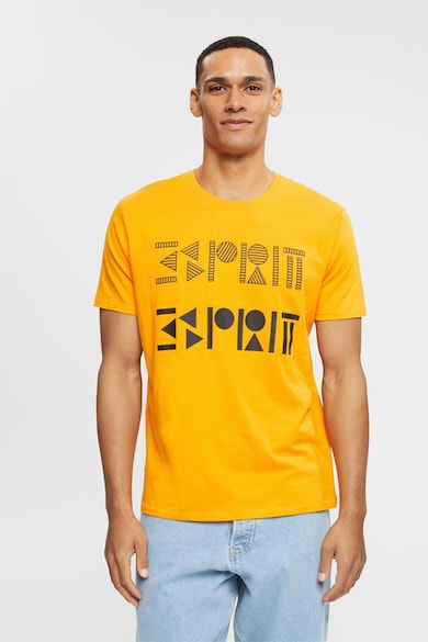 Esprit Tricou de bumbac cu imprimeu logo Barbati