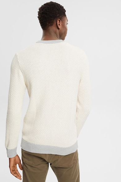 EDC by Esprit Памучен пуловер с релеф Мъже