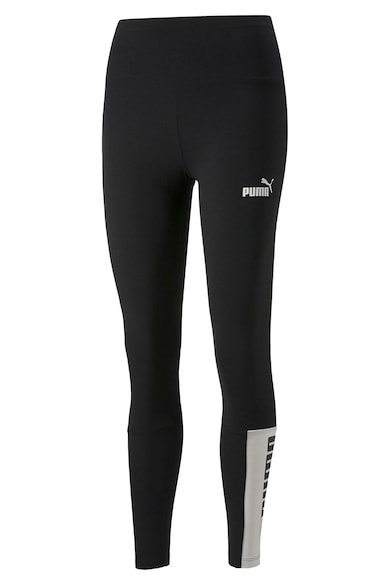 Colanti cu talie inalta si logo Power Puma (849955-01) | Fashion Days