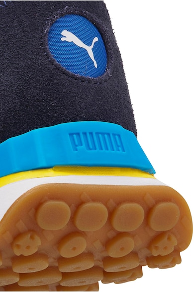 Puma Pantofi sport unisex cu garnituri de piele intoarsa Rider FV Essentials Femei