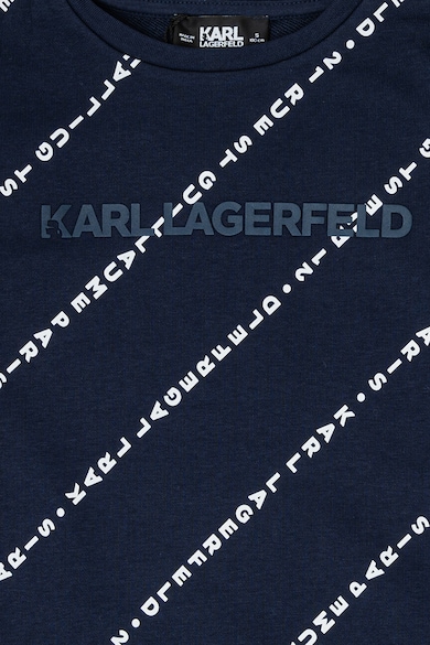 KARL LAGERFELD KIDS Karl Lagerfeld, Logómintás pulóverruha Lány