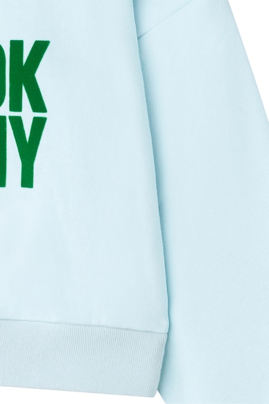 DKNY Crop pulóver logórátéttel Lány