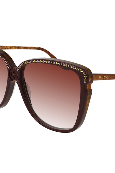 Gucci Слънчеви очила Butterfly с декоративни камъни Жени