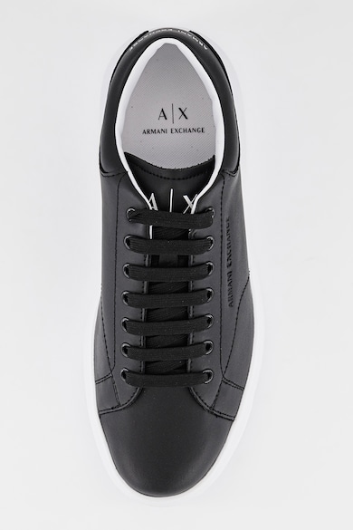 ARMANI EXCHANGE Egyszínű bőrsneaker férfi